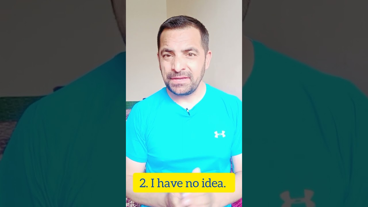 Alternatives to say (I don't know)#shorts#YouTube#Alternatives#idon'tknow#learnenglishwithmir#viral