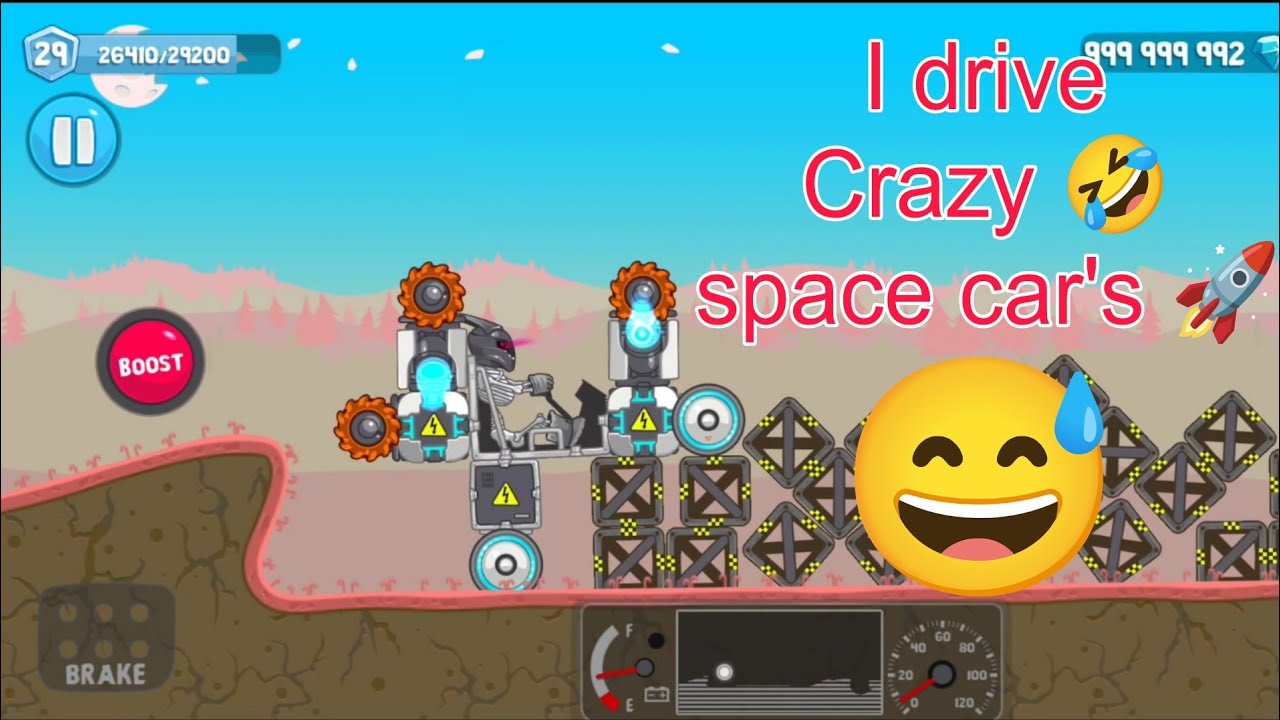 I drive crazy 🤣 space car's 🚀 Tier 9 😈 Level 81 to 83 Rovercraft game gameplay 🔥 [1080P 60FPS]