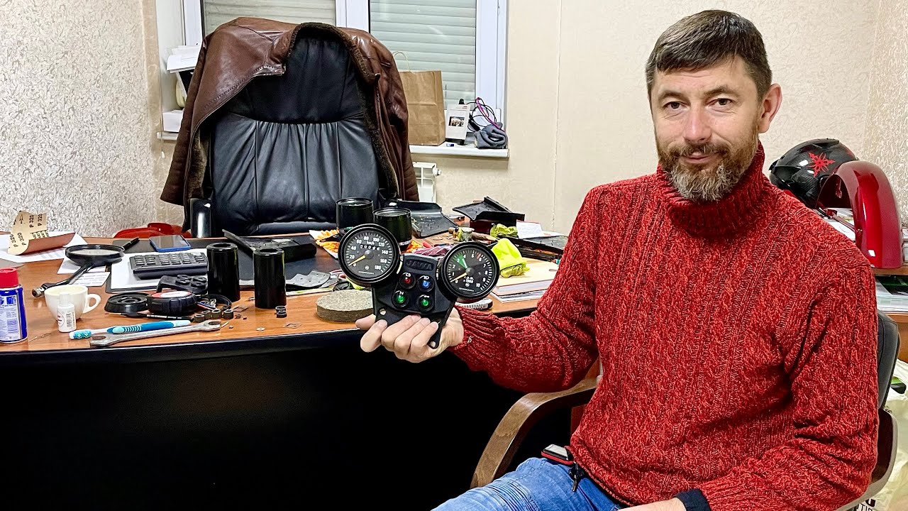 Панель приборов Явы 350. Ремонт и Сборка.