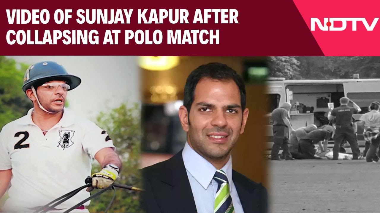 Video Of Sunjay Kapur After Collapsing At Polo Match, Moments Before His Death, Goes Viral