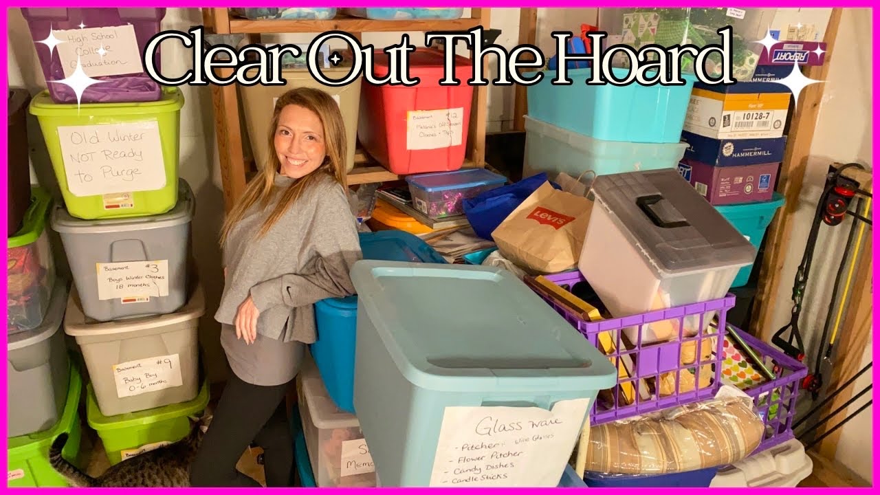 Declutter the Hoarded Basement | Throw it Out in 2024