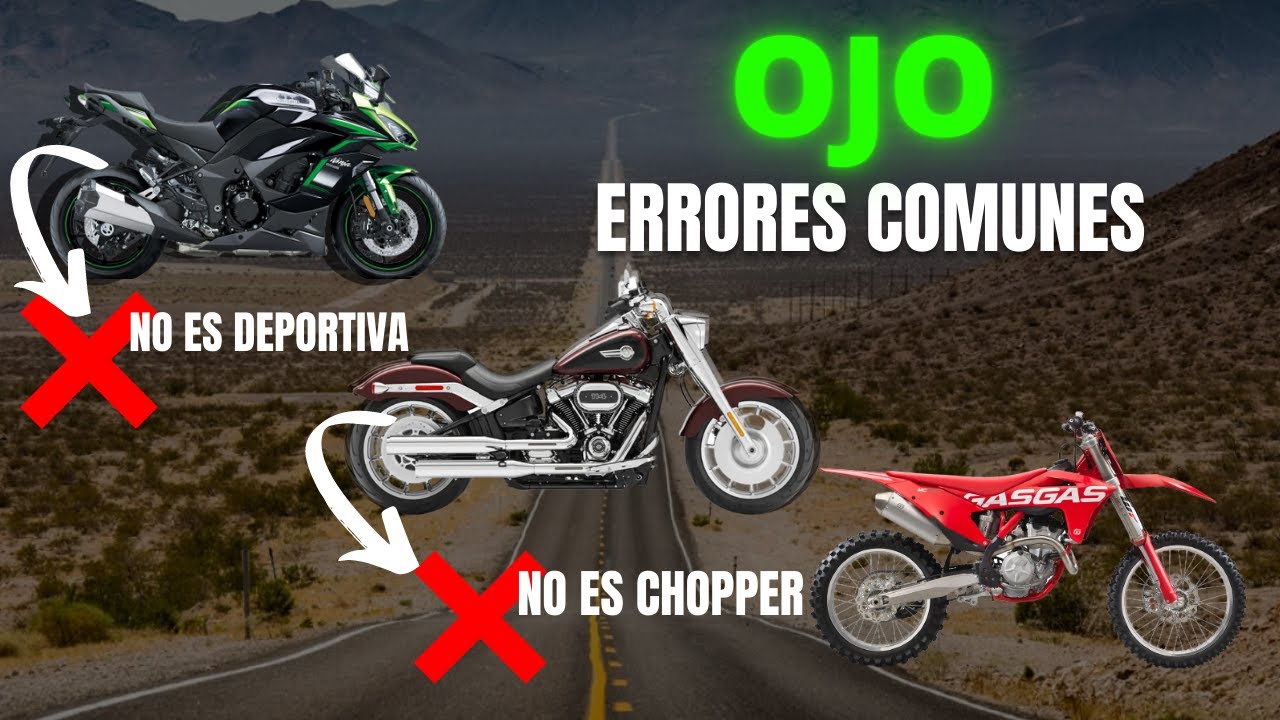 TIPOS DE MOTOS &iquest;Cuales son y c&oacute;mo identificarlas?