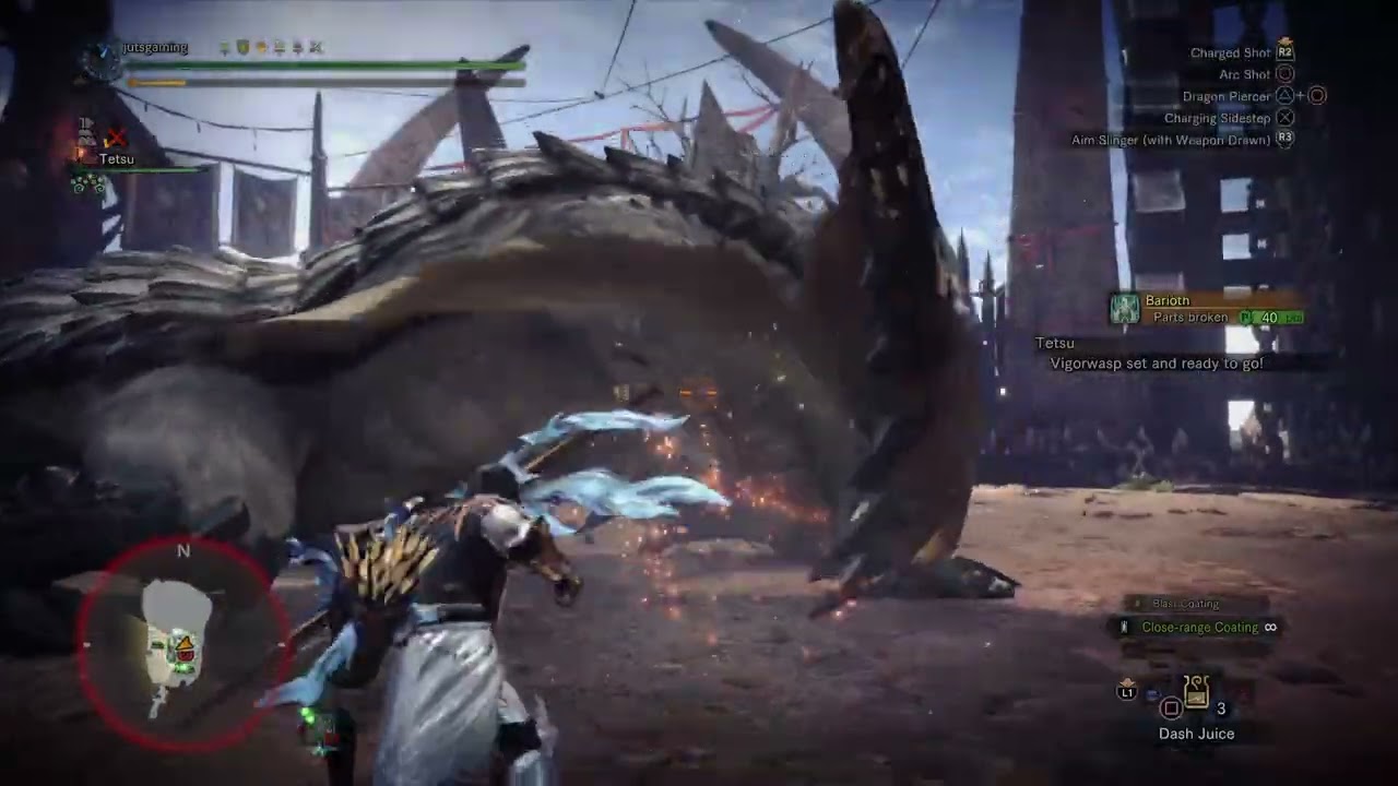 Monster Hunter World: Iceborne barioth vs bow