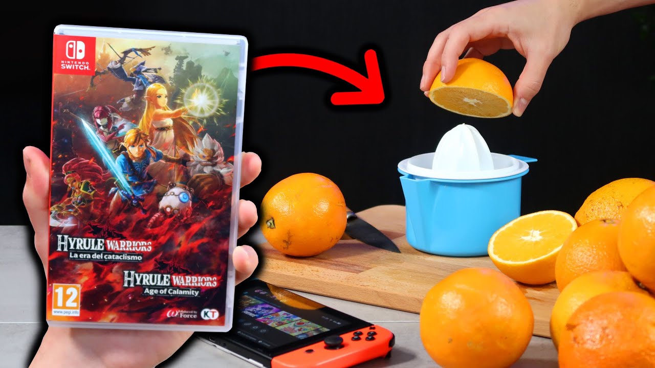 el NUEVO ZELDA (Hyrule Warriors) + 5 Kg de NARANJAS 😐 ERA del CATACLISMO - Nintendo SWITCH