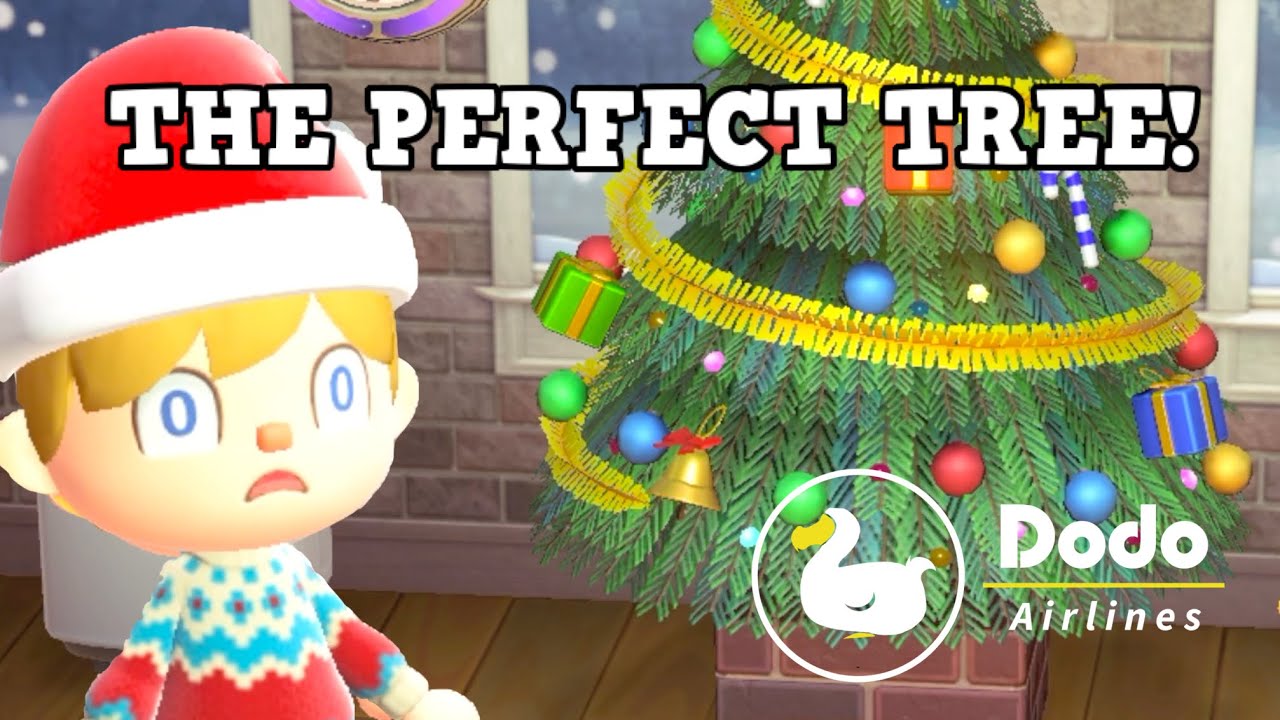 The Perfect Christmas Tree In Animal Crossing (Dodo Airlines)