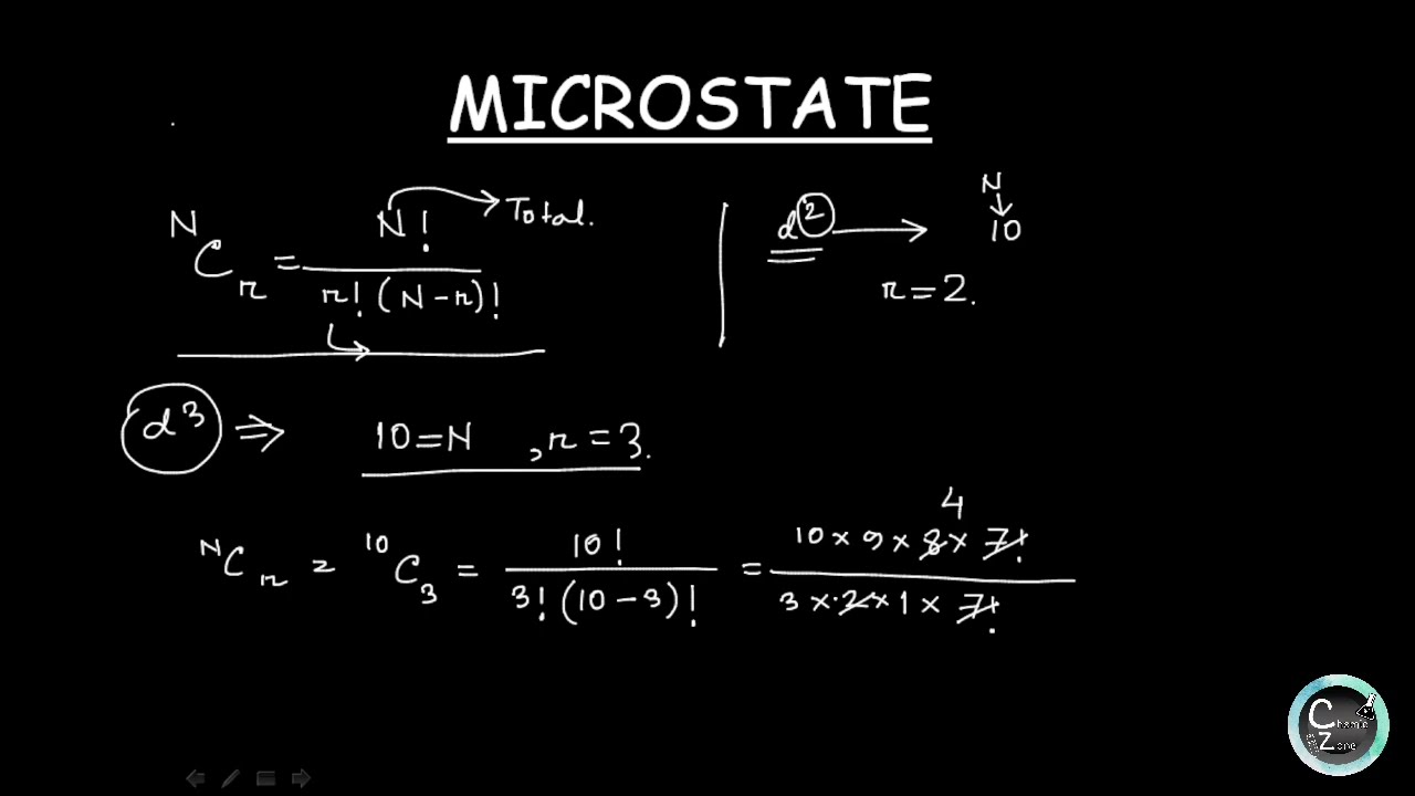 Microstate || How to calculate number of microstate || Coordination Complexes #microstate