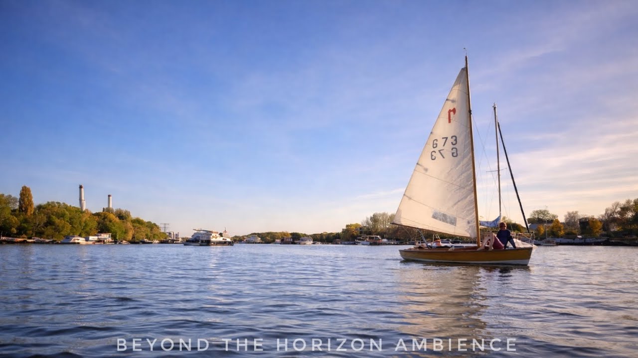 Autumn kayak POV through Berlin urban waterways