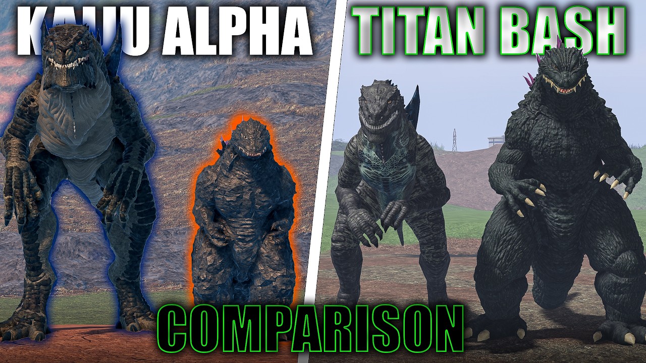 KAIJU ALPHA vs TITAN BASH &ndash; Zilla & Godzilla 2000