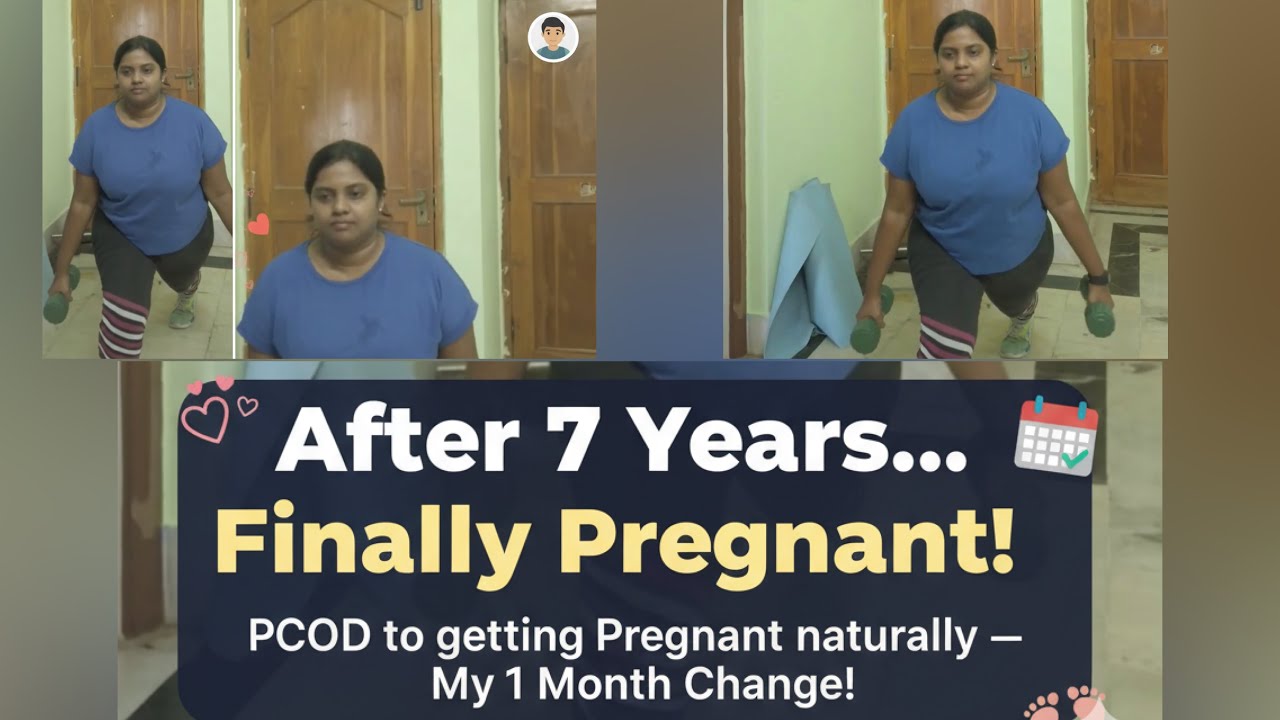 I Got PREGNANT After 7 Years With PCOS Using Simple Home Exercises And Diet Changes?
