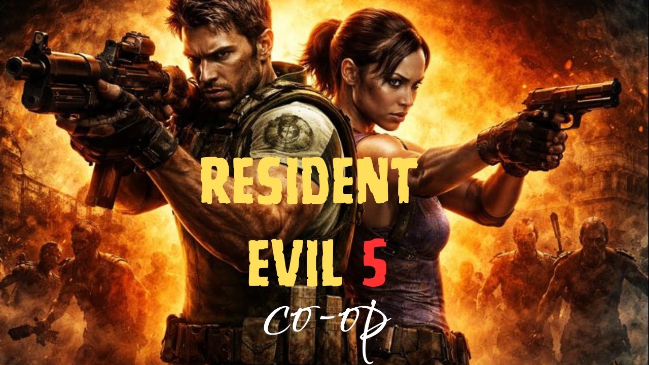 Resident Evil 5 | First Time Co-Op Campaign Live featuring...?? | Road to 500 Subs