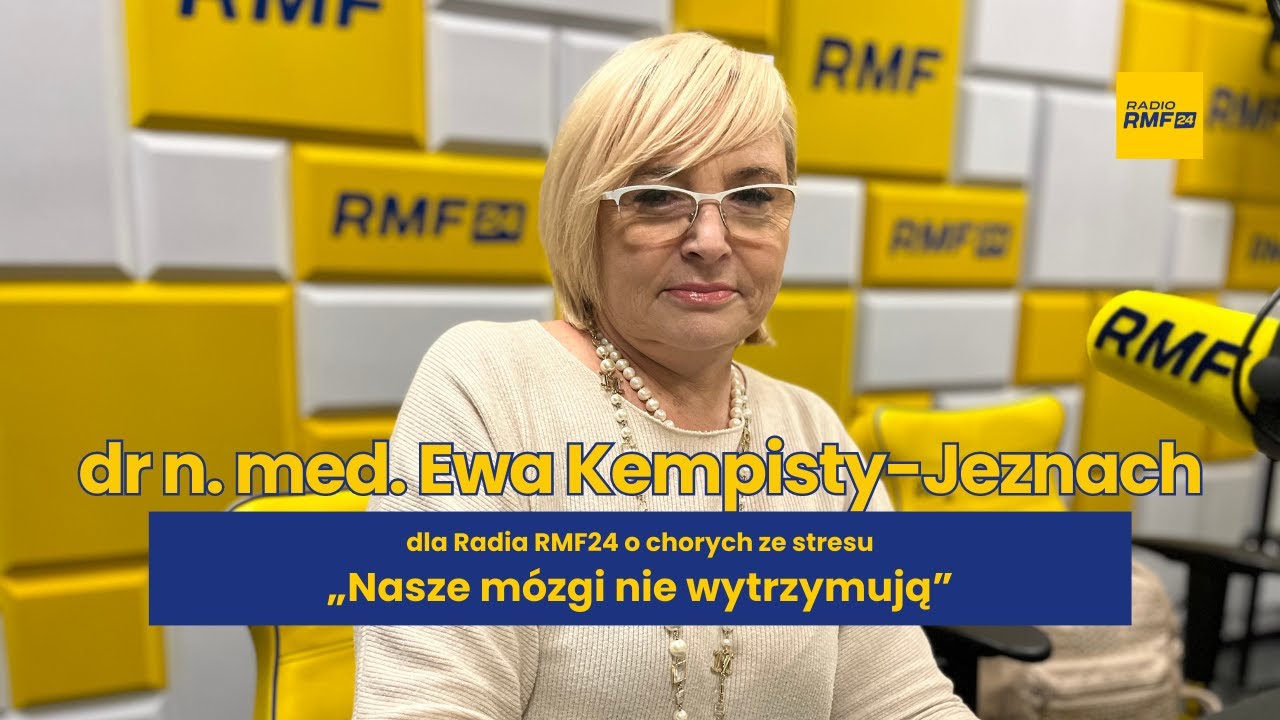 "Nasze mózgi nie wytrzymują". Rozmowa z  dr n. med. Ewą Kempisty – Jeznach o chorych ze stresu