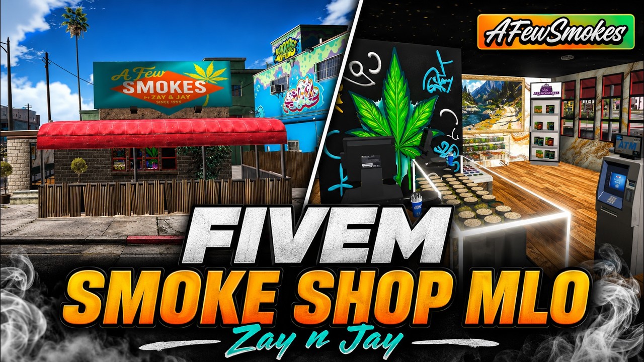 Fivem Smoke Shop MLO BY Zay N Jay