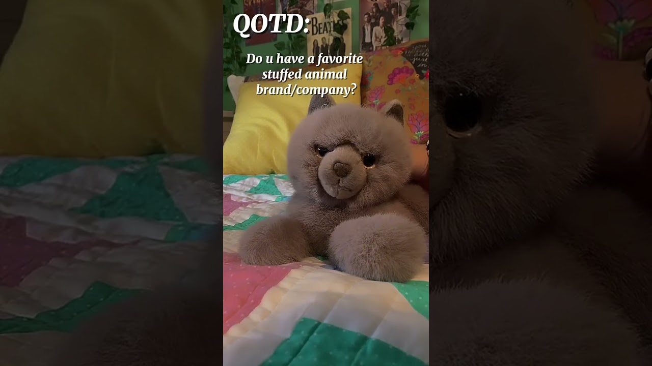 QOTD: favorite stuffed animal brand? ✨🫶🏼