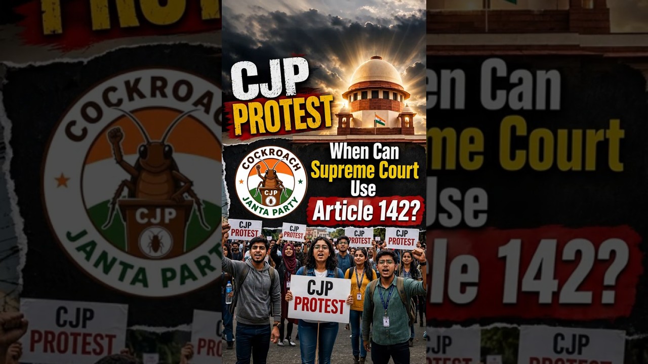 When The Supreme Court Can Use Article 142? #shorts #cjpprotestdelhi