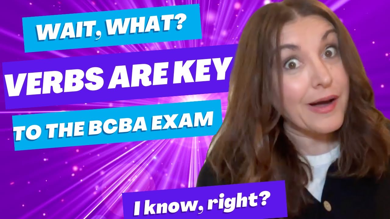 Dana Do's: Yes, verbs are clues that can help you prep for the #BCBA exam.