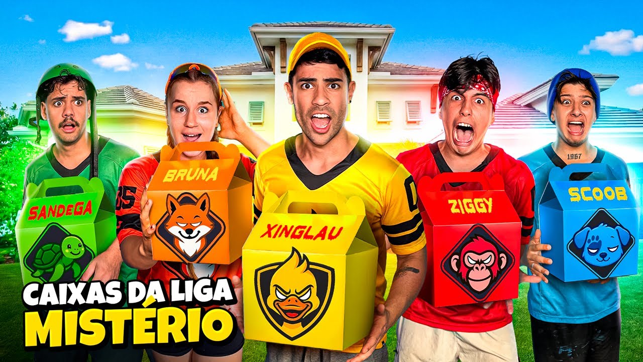 COMPRAMOS CAIXAS DA LIGA MISTÉRIO NA DARKWEB * ficamos com medo 