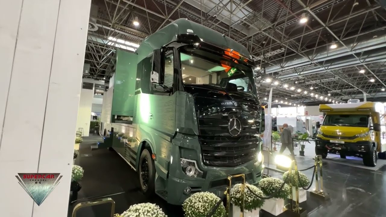2023 STX Motorhome 2 pop Outs   Garage Interior and Exterior Dusseldorf Caravan Salon 2022