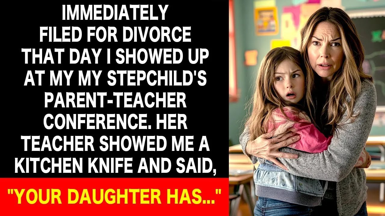 I instantly filed for divorce when my stepchild's teacher told me...