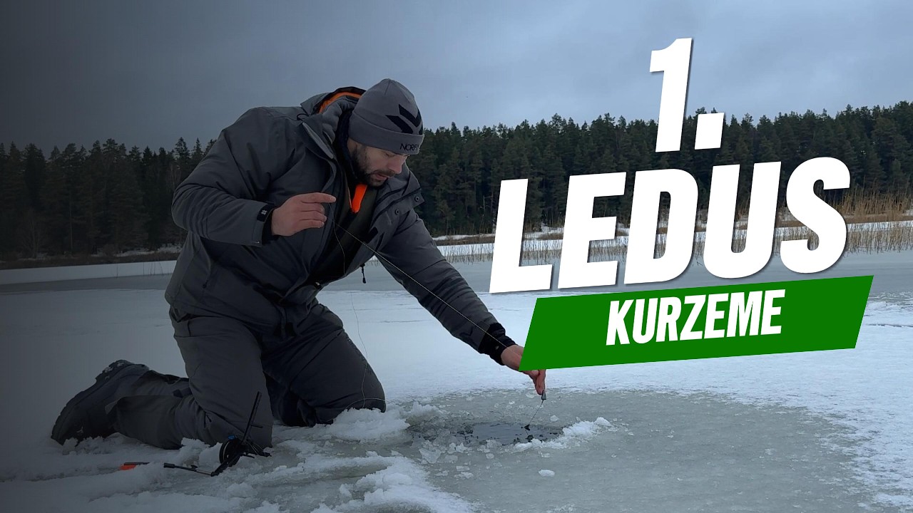 Pirmais ledus Kurzemē. Daudz asaru & monstrs uz ūdas.