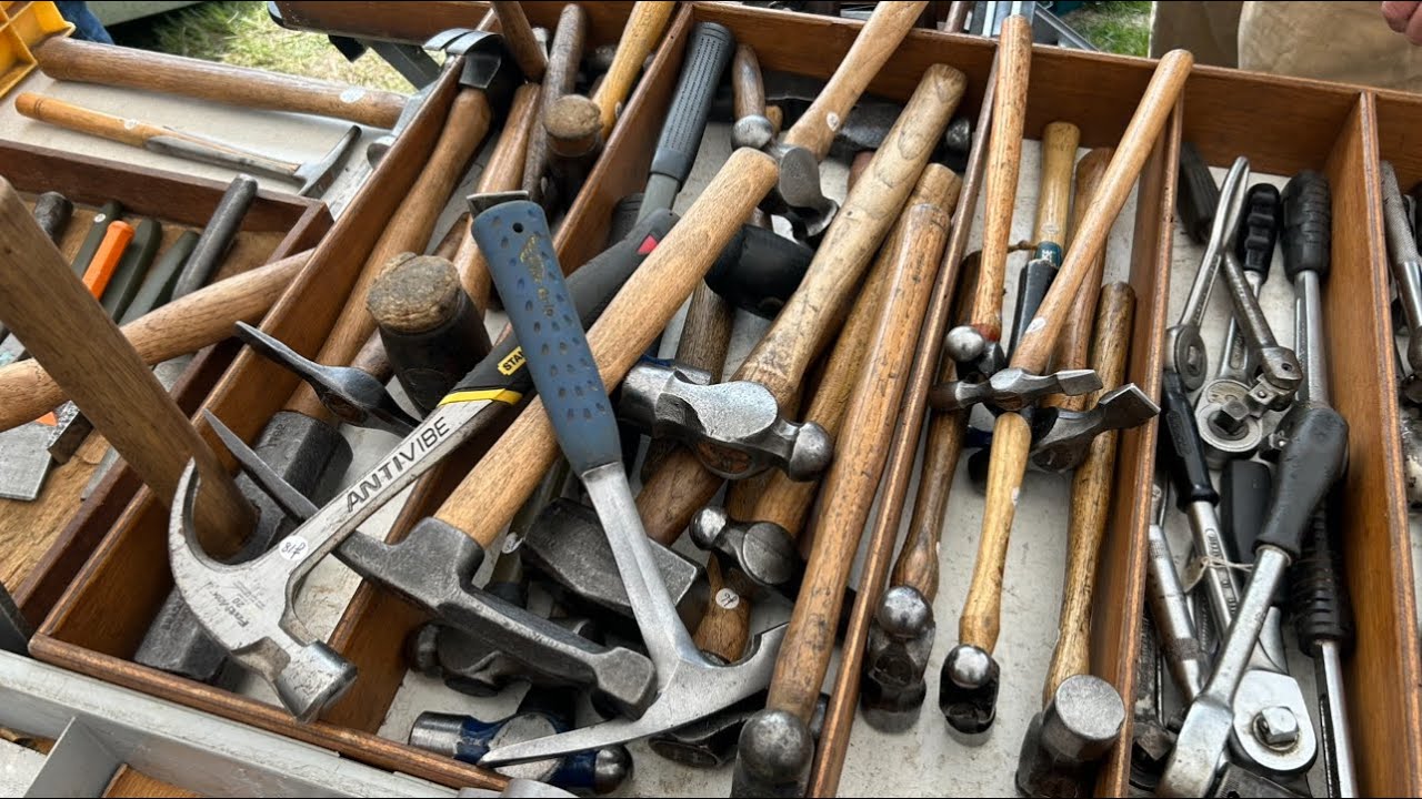 Antique Tool hunting antique shops markets swap meets and car boot sale