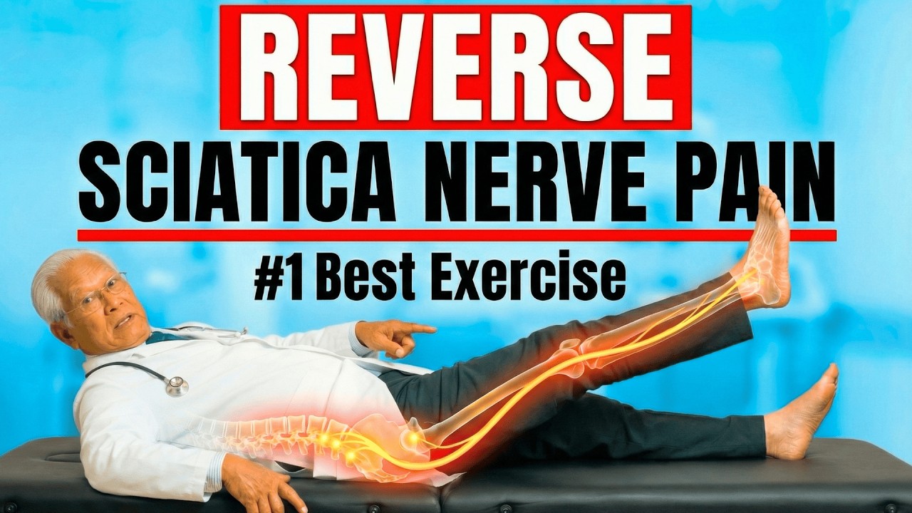 Japan's Oldest Doctor: REVERSE Sciatica Nerve Pain INSTANTLY With This One Exercise (60+)