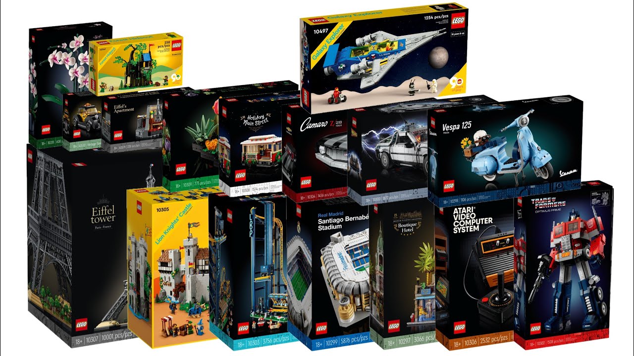 All LEGO Icons Sets 2022 Compilation/Collection Speed Build
