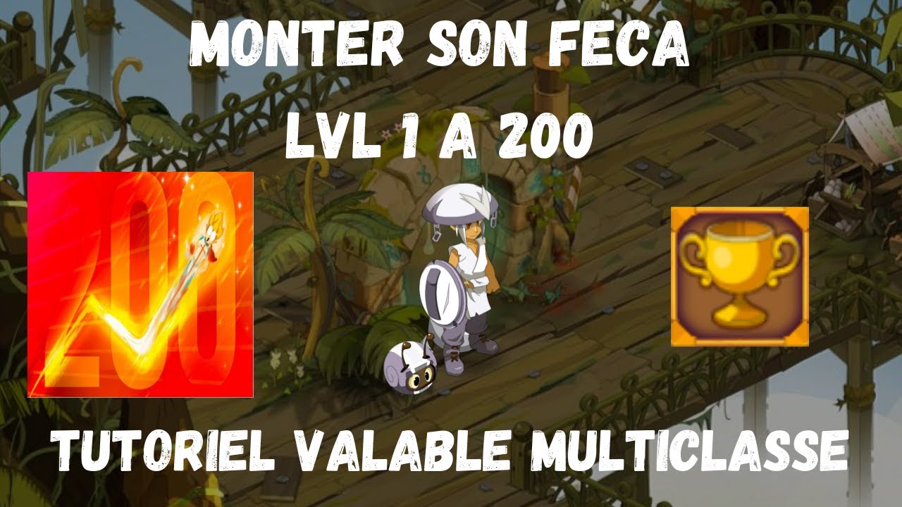 [DOFUS] COMMENT MONTER SON PERSO (FECA) DU NIVEAU 1 A 200 - EPISODE 1/2