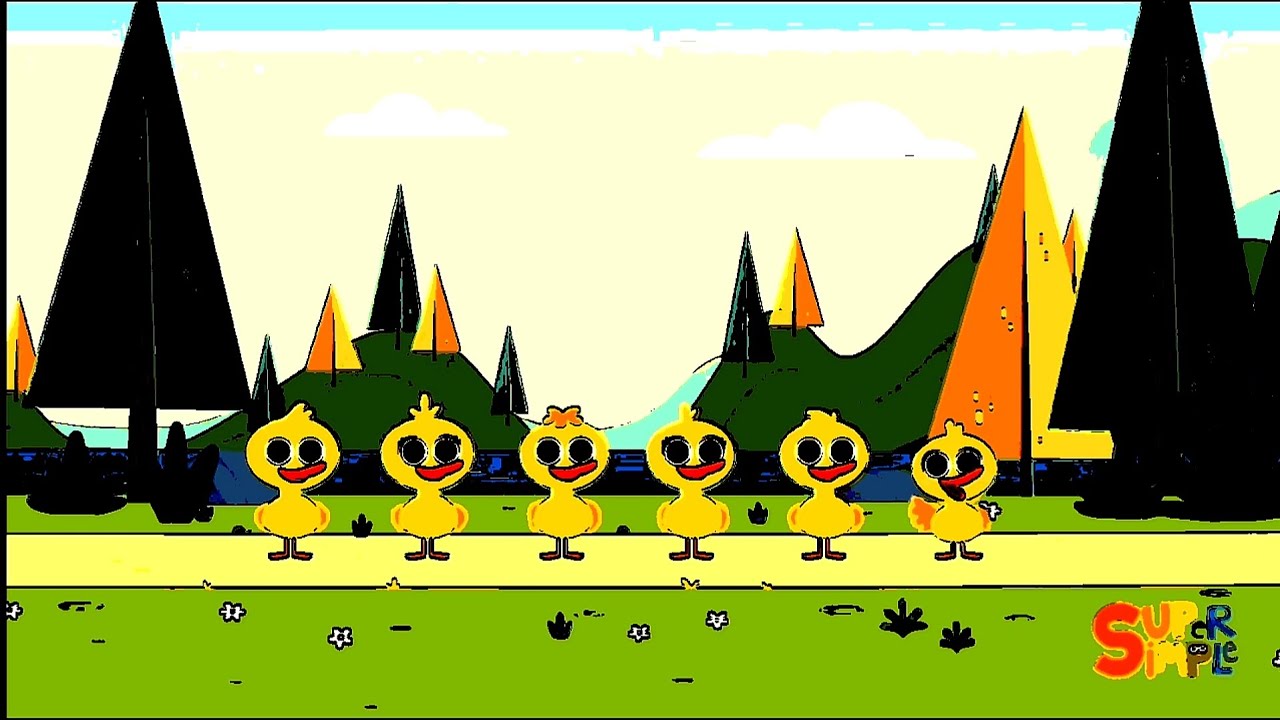 Six Little Ducks 🦆🎵 | Super Simple Songs | Sponsored by Preview 2 Effects