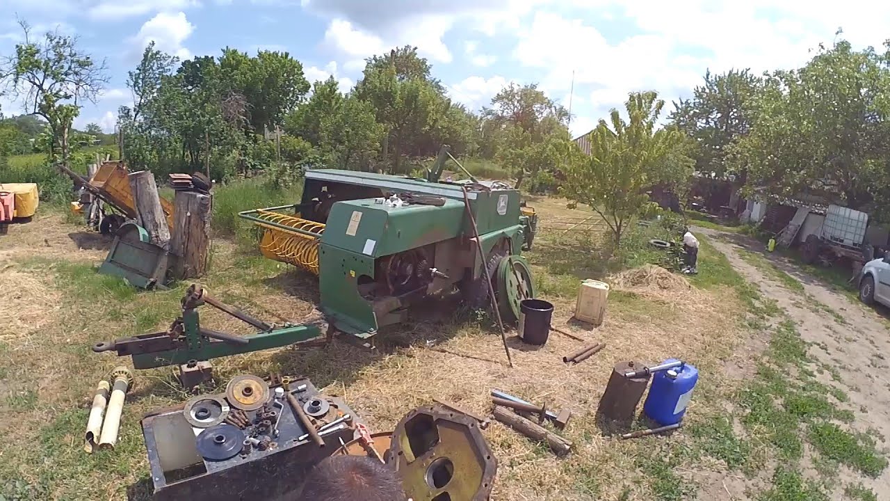 Ломаем пресс John Deere - 342 конкуренту