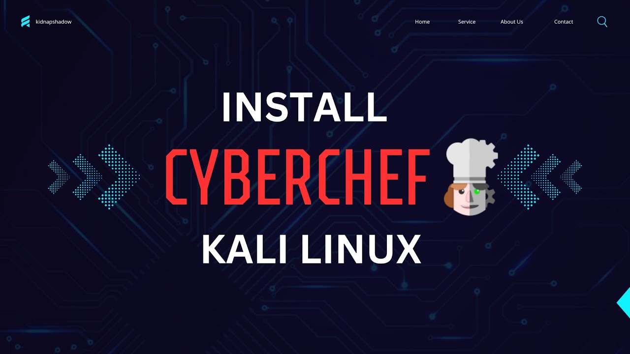 Installing CyberChef Locally on Kali Linux | Kidnapshadow