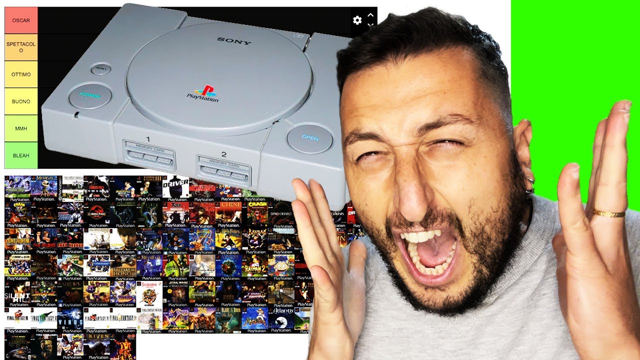 😱 La TIER LIST sui MIGLIORI GIOCHI per PS1‼️ GABBOMAN
