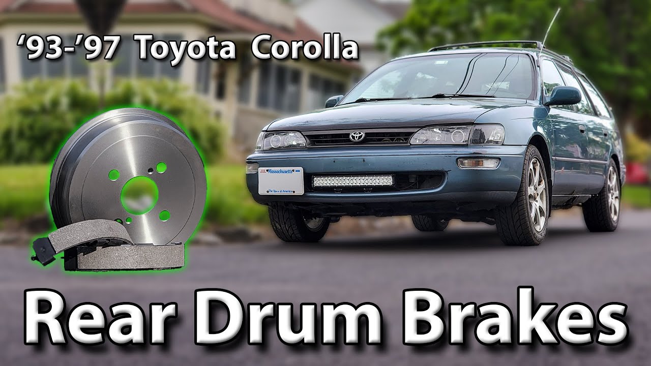 Replacing Rear Drum Brakes '93-'97 Toyota Corolla