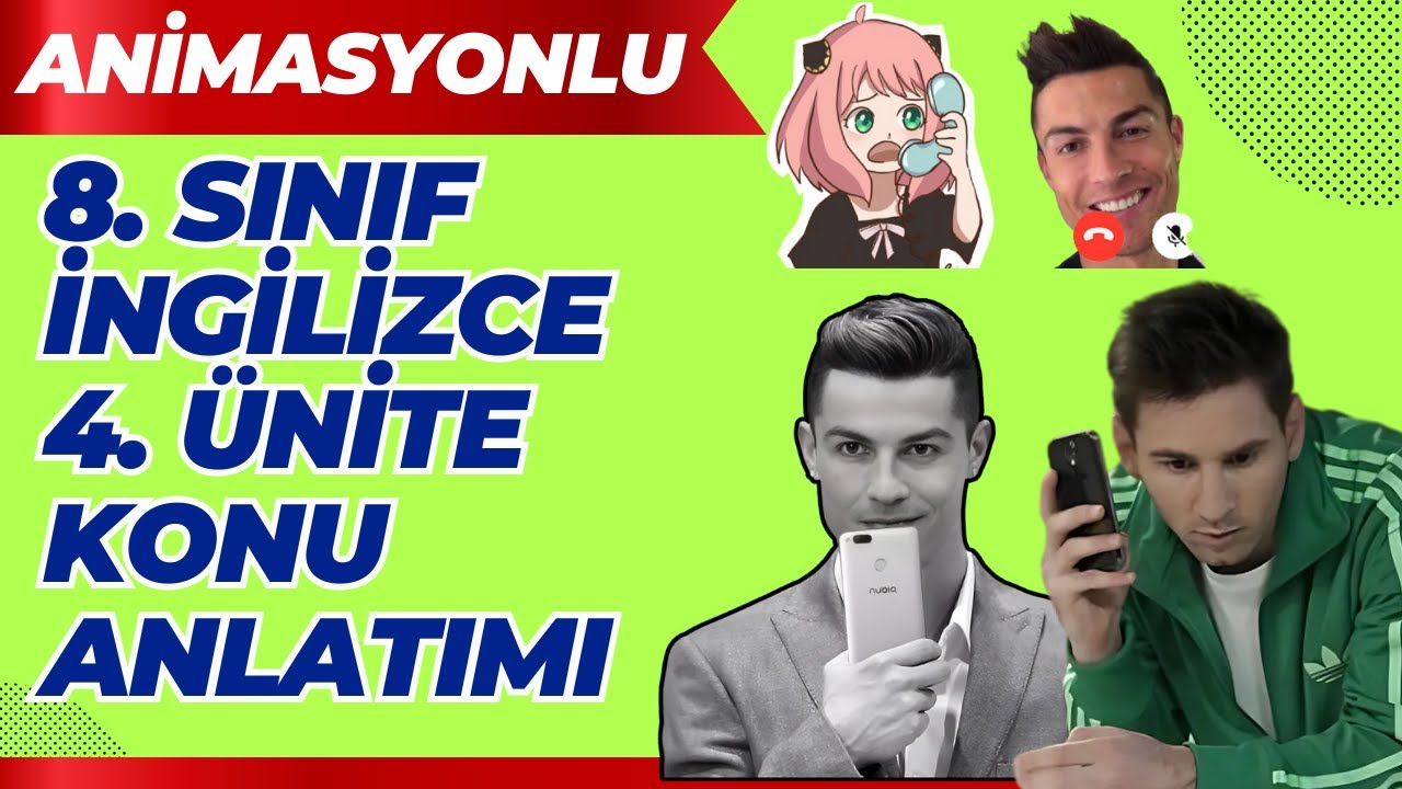 8. Sınıf İngilizce 4. Ünite Konu Anlatımı