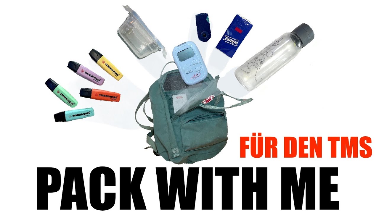 TMS Pack with me - Was darf man mitnehmen und was nicht? 😨