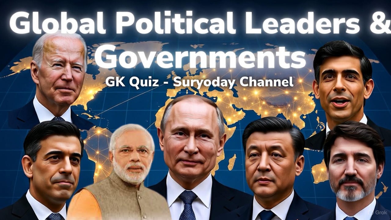 Global Political Leaders & Governments GK Quiz
