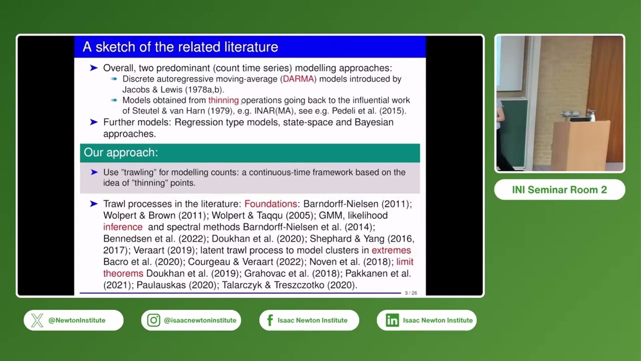 Prof. Almut Veraart | Nonparametric estimation of trawl processes: Theory and Applications