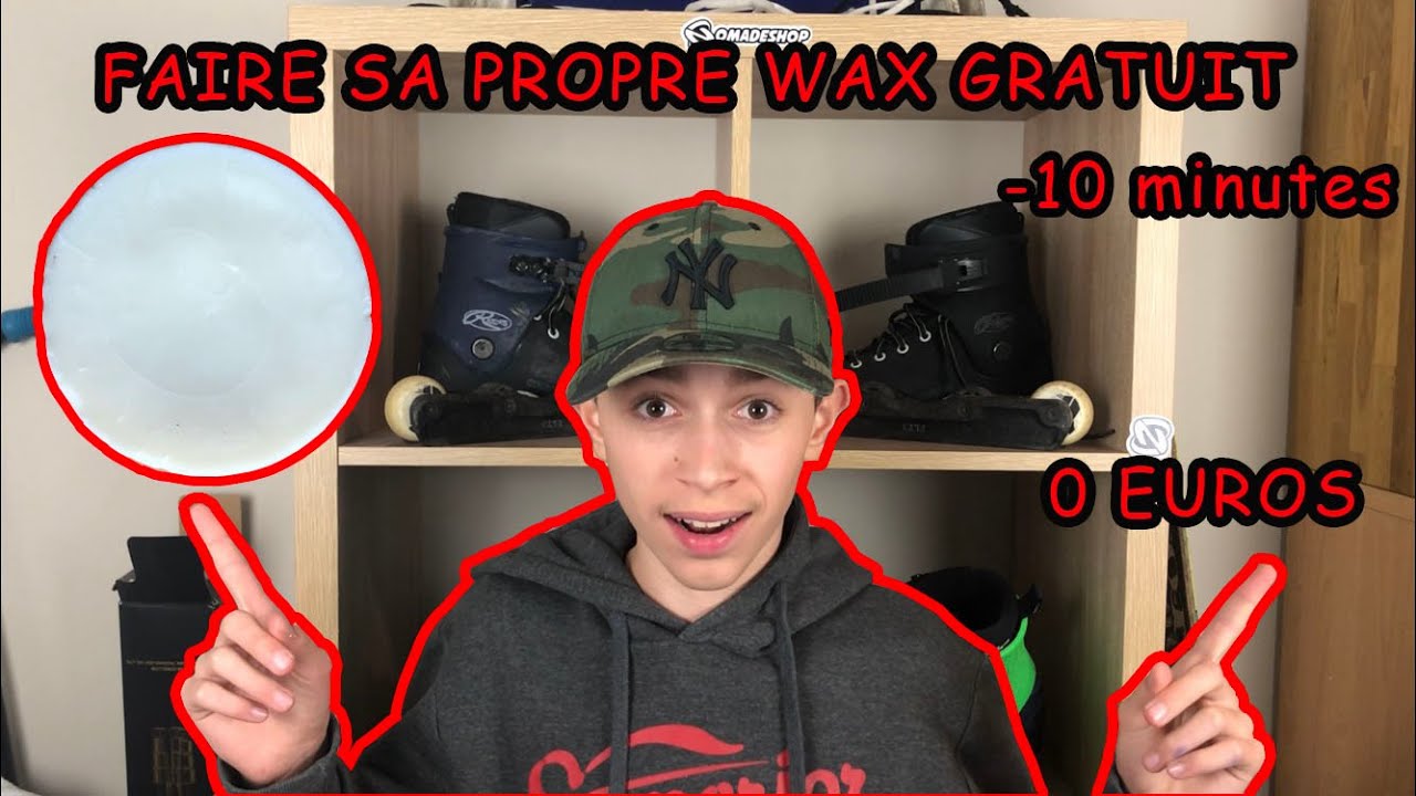 TUTO COMMENT FAIRE DE LA WAX POUR SLIDER EN SKATE ROLLER TROTTINETTE (Gratuit)