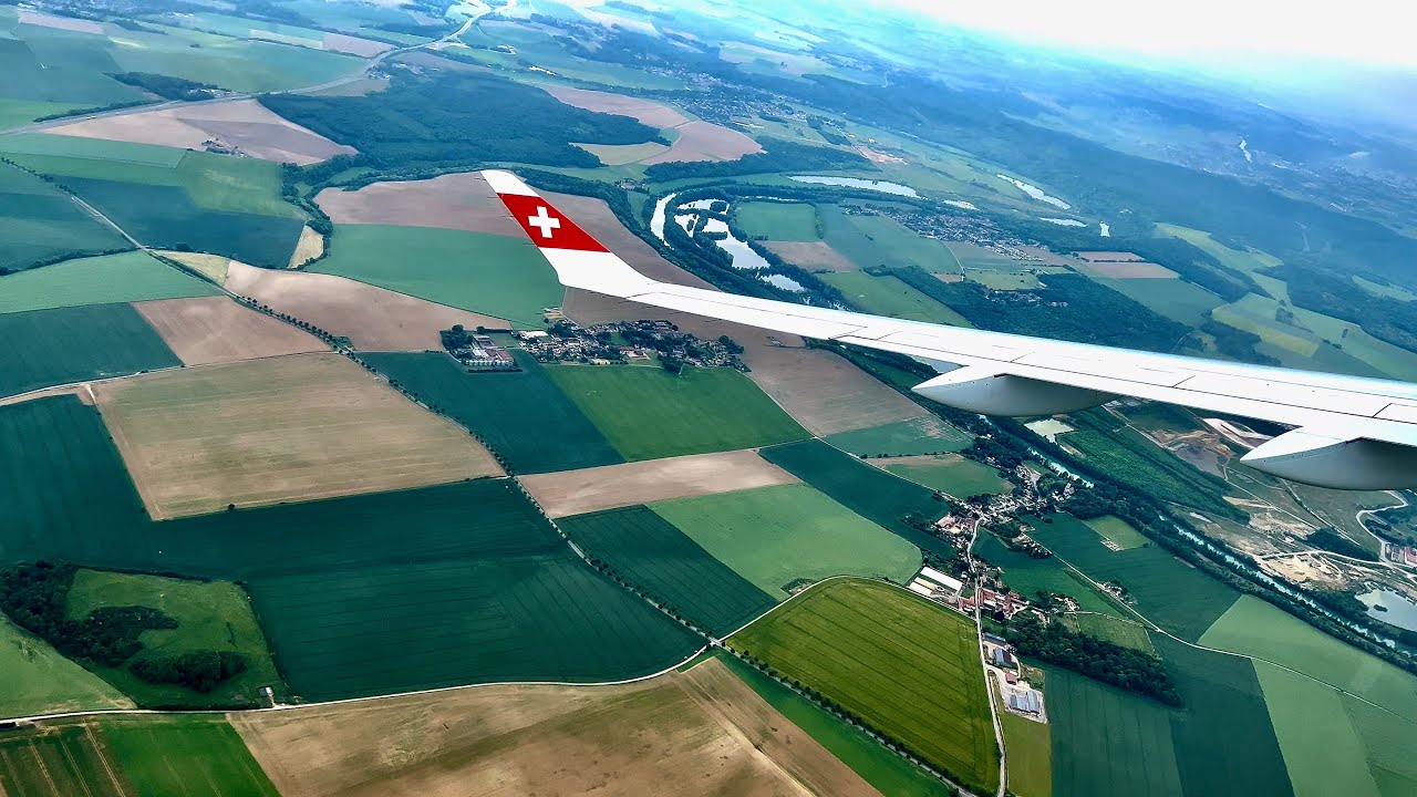 [4K] – Full Flight – Swiss International Air Lines – Airbus A220-371 – ZRH-CDG – LX638 – IFS Ep. 615