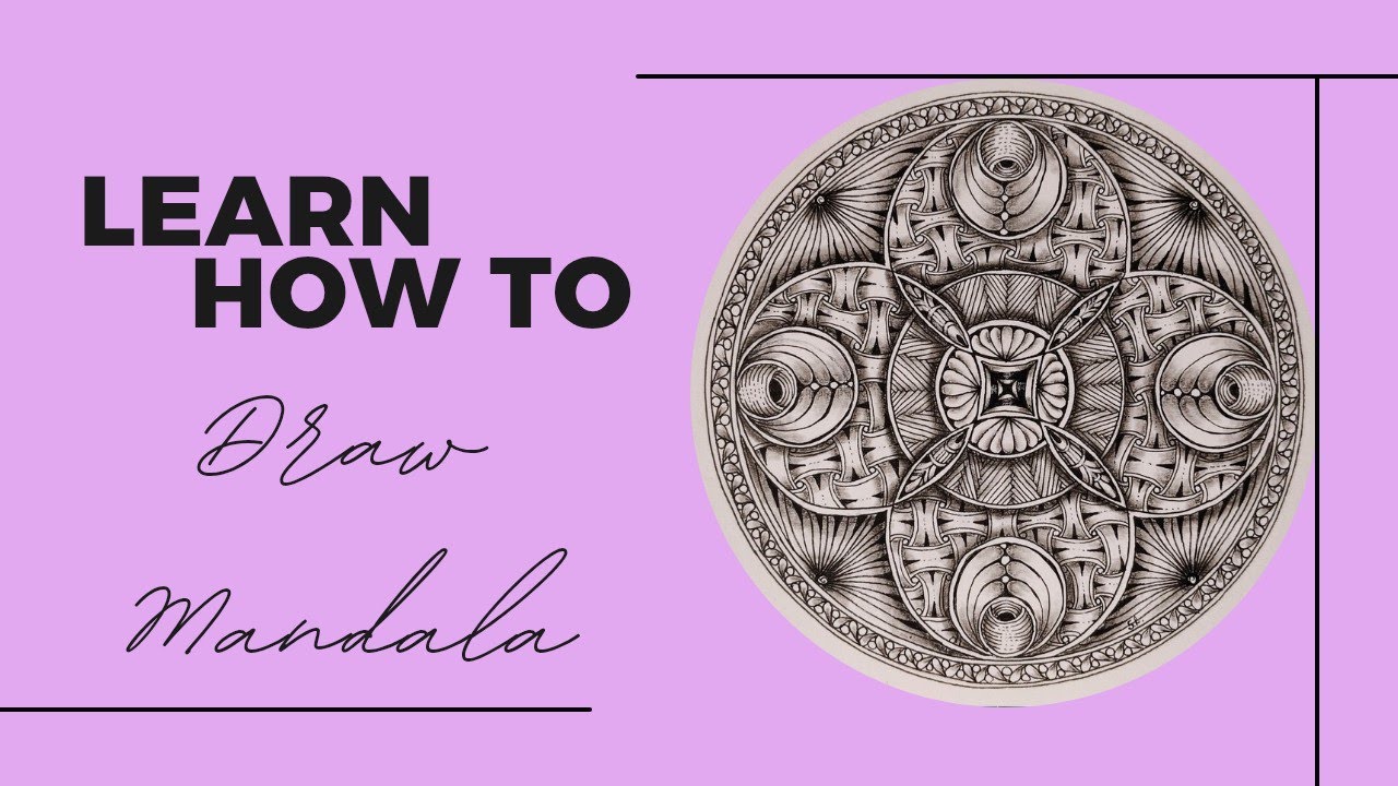 Relaxing Mandala Art Tutorial | Step-by-Step for Beginners.
