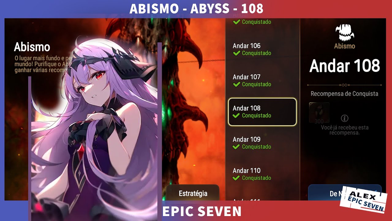 ABISMO 108 - EPIC SEVEN - ABYSS FLOOR 108 - FREE TO PLAY