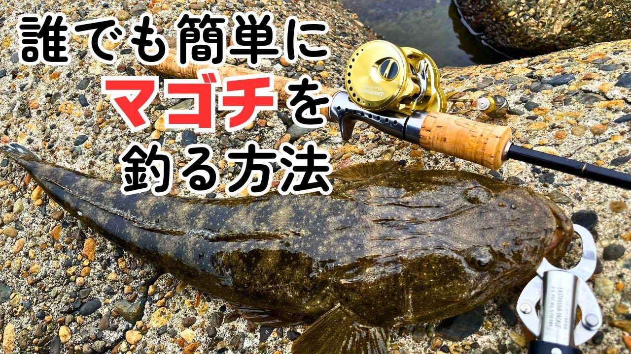 初心者でも簡単にマゴチを釣る方法　テクニック不要です
