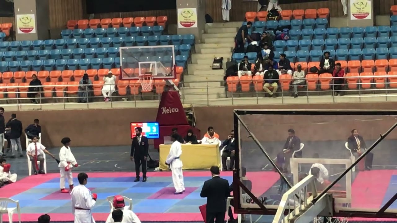 khel MahaKumbh 2024 under 17 years old boys in vadodara #karate #kumite #wkf #aashishkarate01