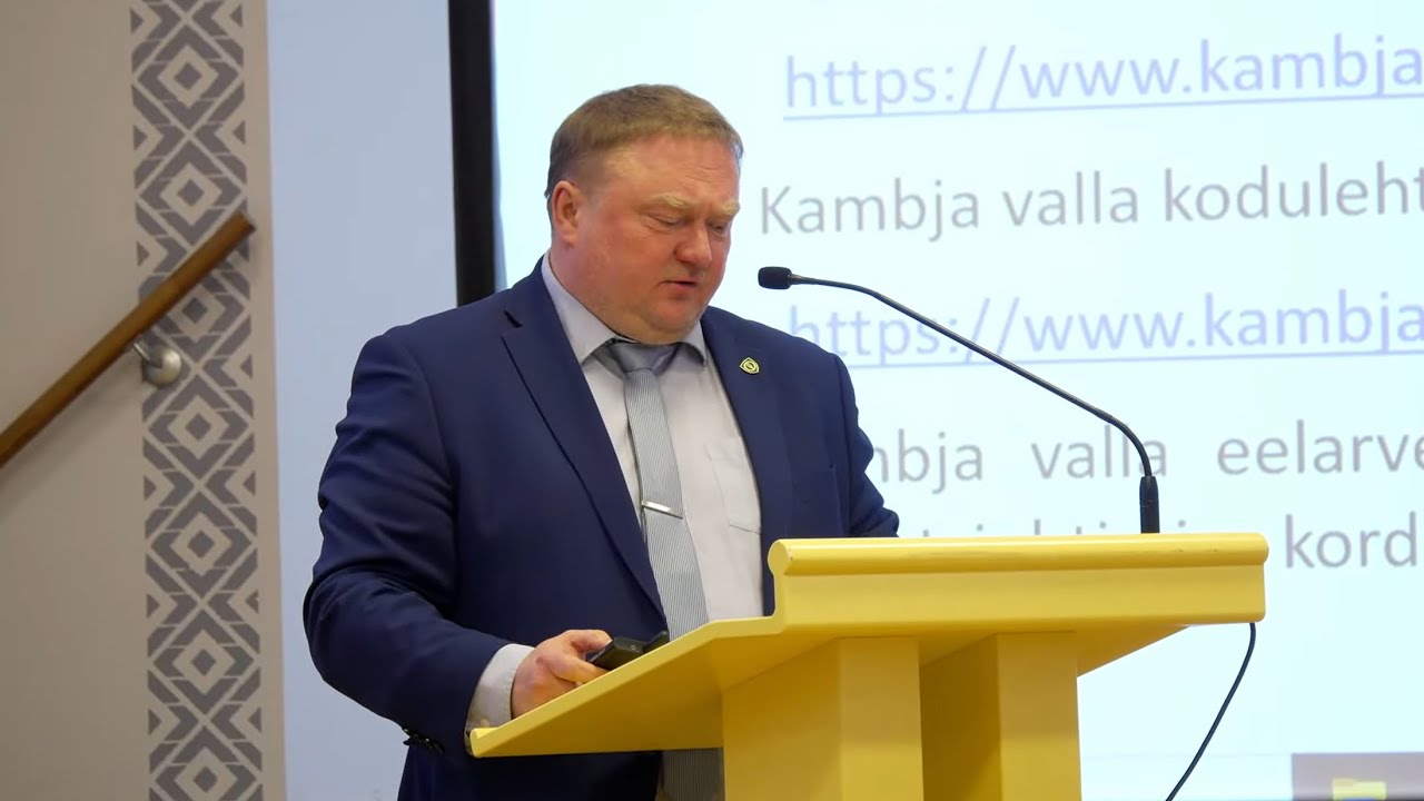 Kambja Vallavolikogu istung 21.01.2026