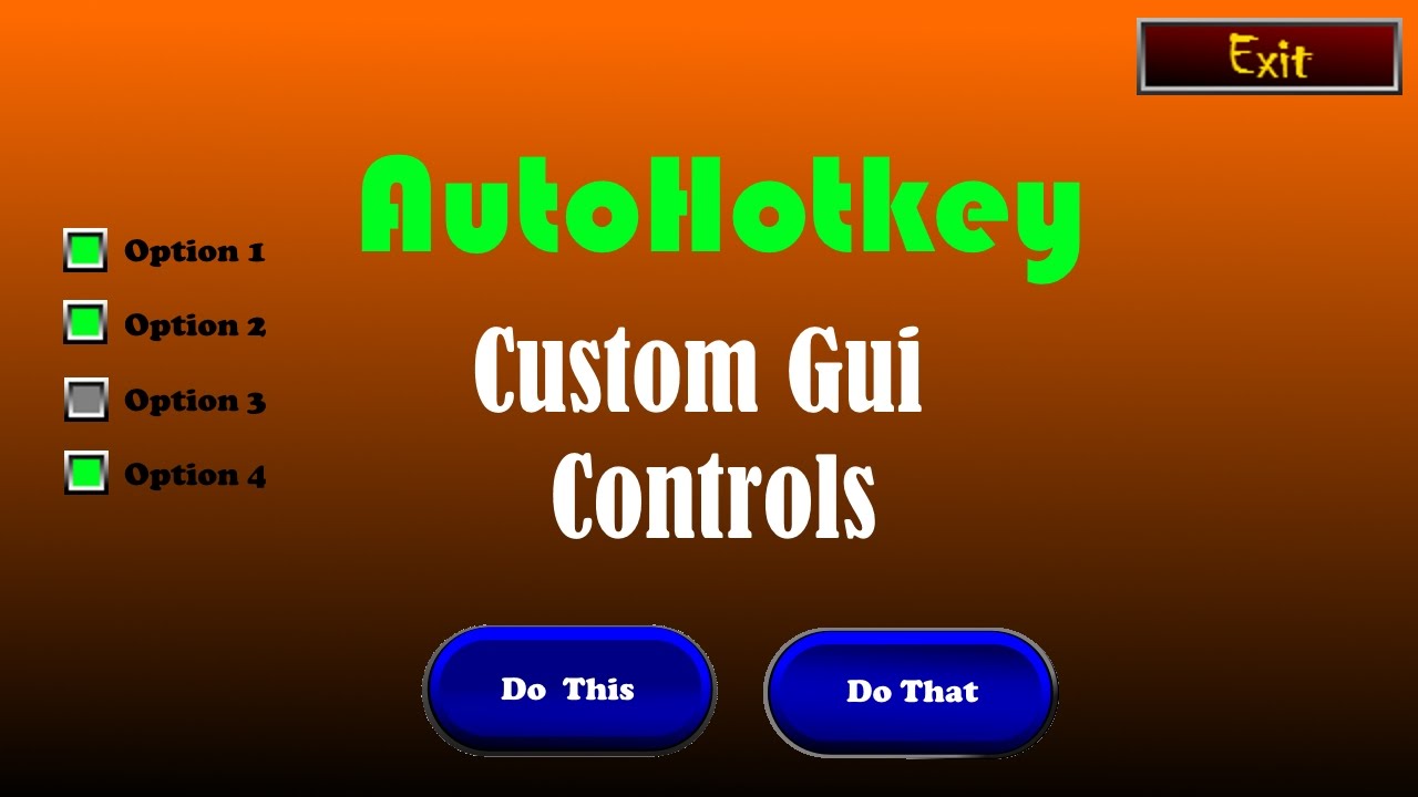 Intro to Custom Gui Controls/Buttons with Joe Glines