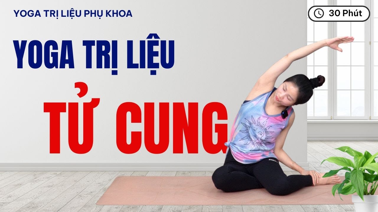 [ Ngày 6 ] Bài Tập Yoga Trị Liệu Phụ Khoa | Tuệ Giang Yoga