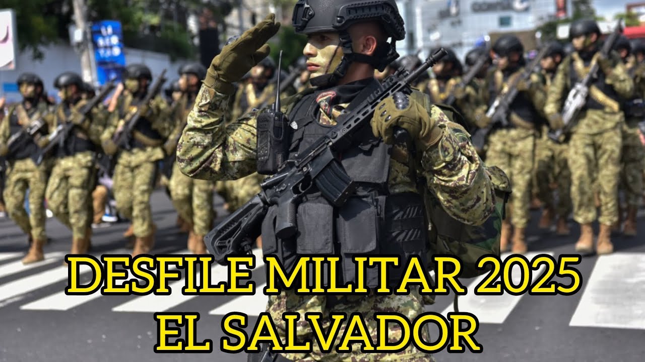 Impresionante DESFILE MILITAR en el día de independencia de EL SALVADOR/ 2025