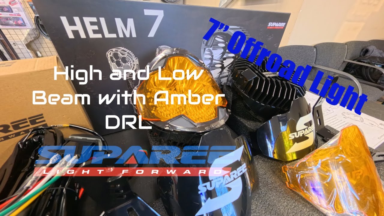 Suparee Helm 7 Offroad Lights