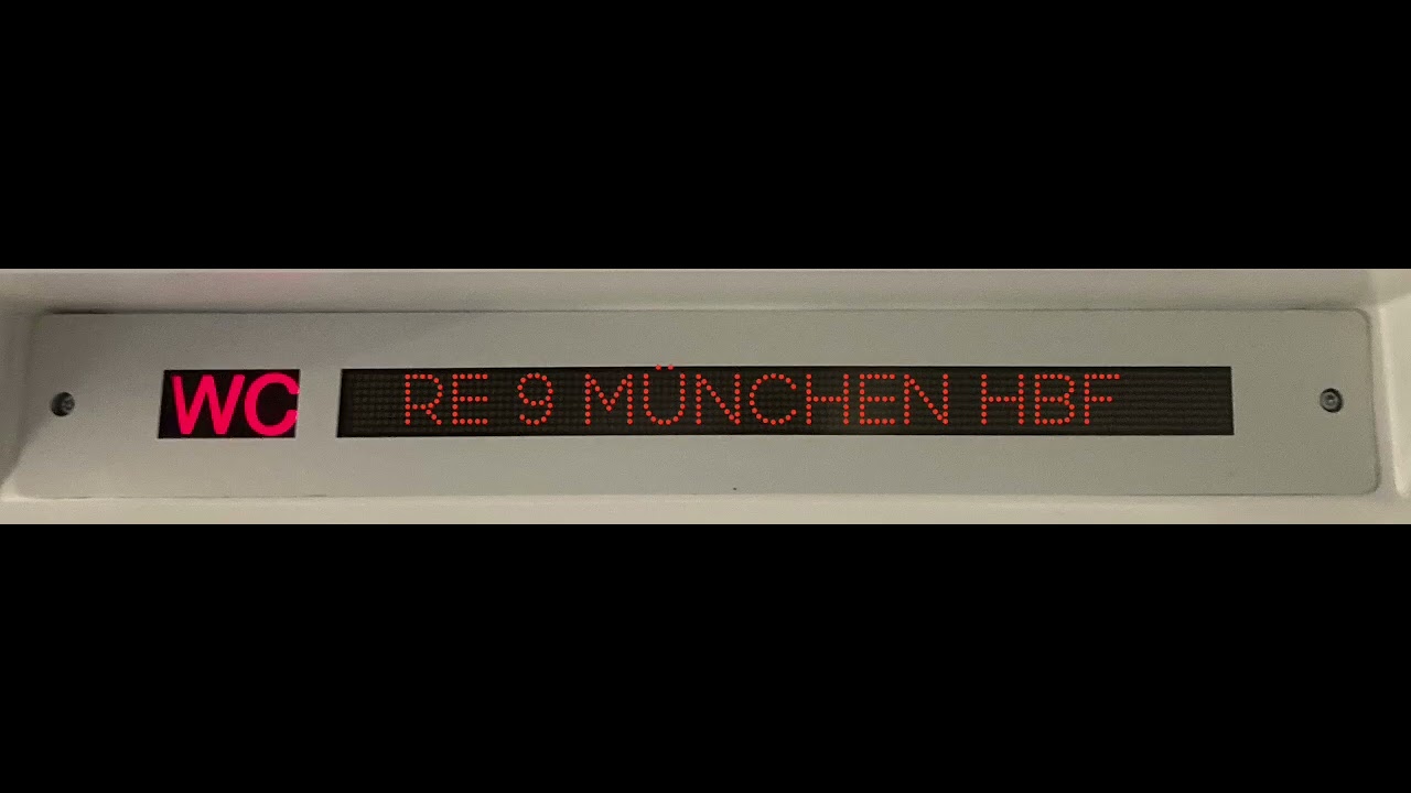 Ansage Bis München Hbf RE9 DB Regio Bayern