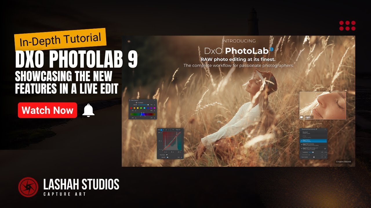 DxO PhotoLab 9 In-Depth Tutorial | Full Live Edit + DxO FilmPack 7 Workflow