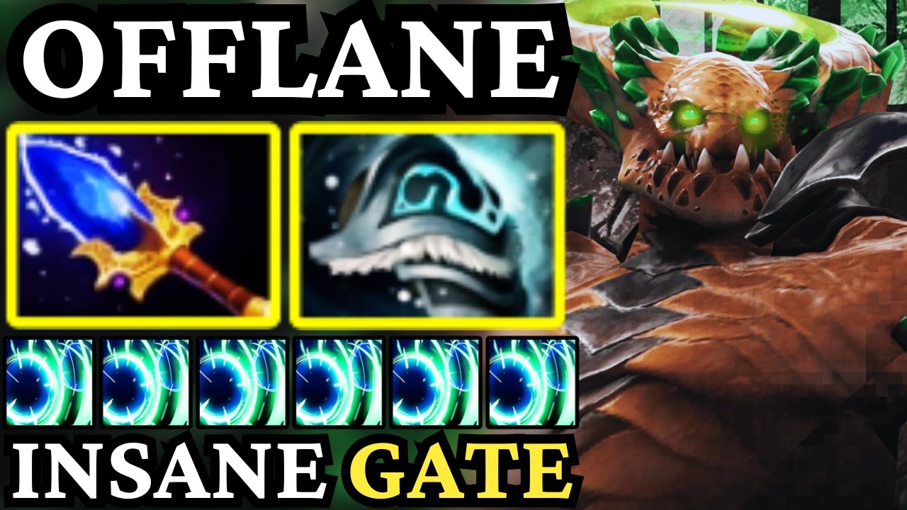 🔥 UNDERLORD Offlane Nobody Escapes &mdash; Firestorm Melts The Entire Team 🔥 Dota 2 Offlane